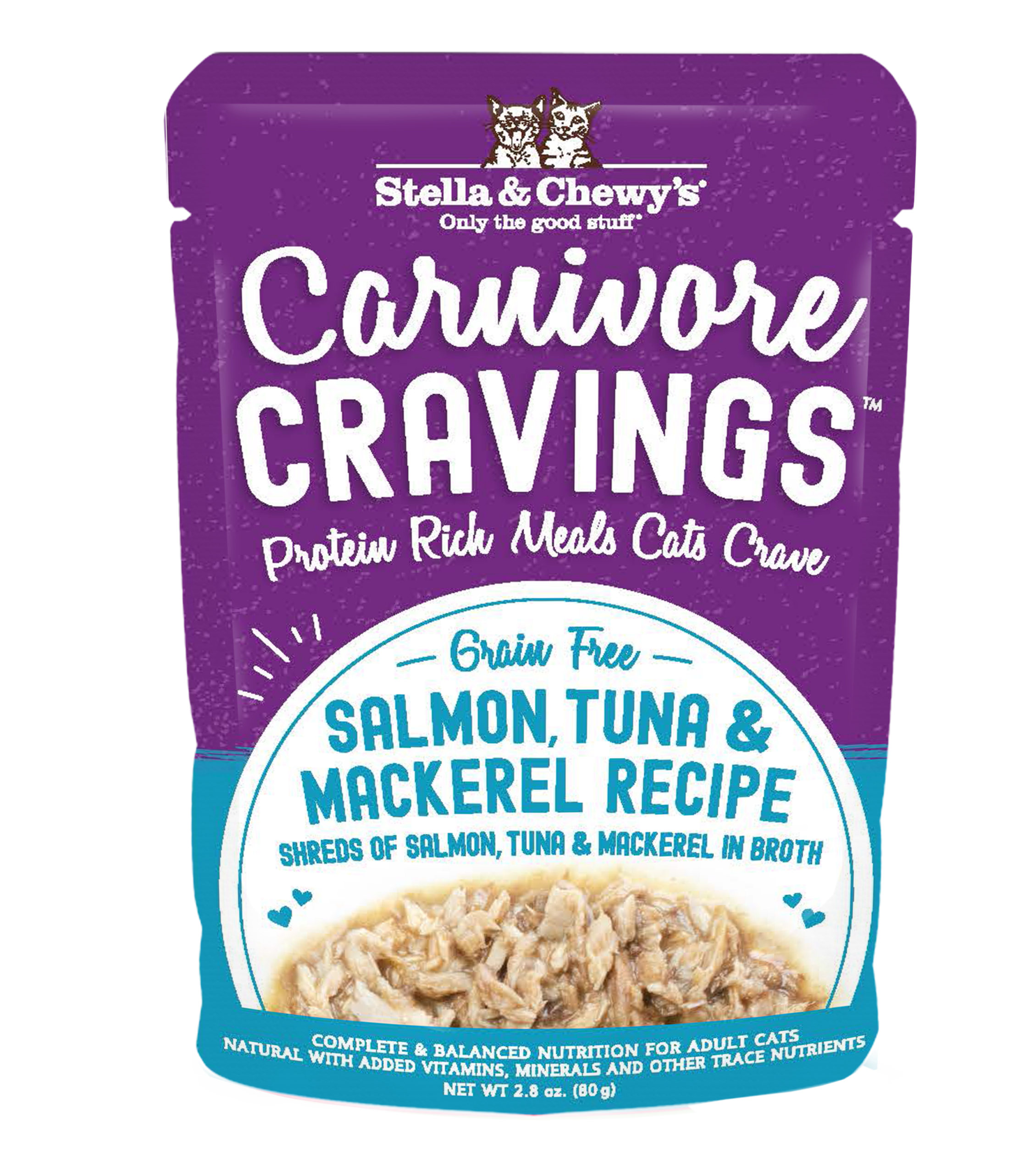 Carnivore Cravings Salmon, Tuna & Mackerel (2.8oz)